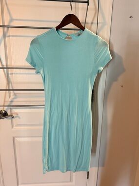 Papaya Mint Green Midi Dress